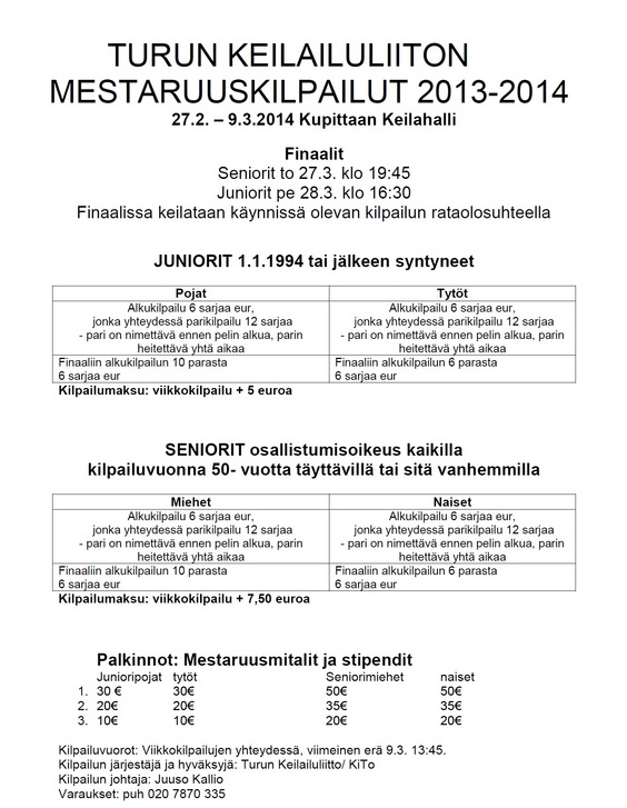 Juniorien ja seniorien TM 2014