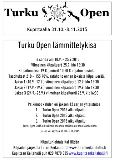 Turku Open lämmittelykisa